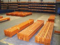 warehouse pallet racking used pallet racking beams ready for installation