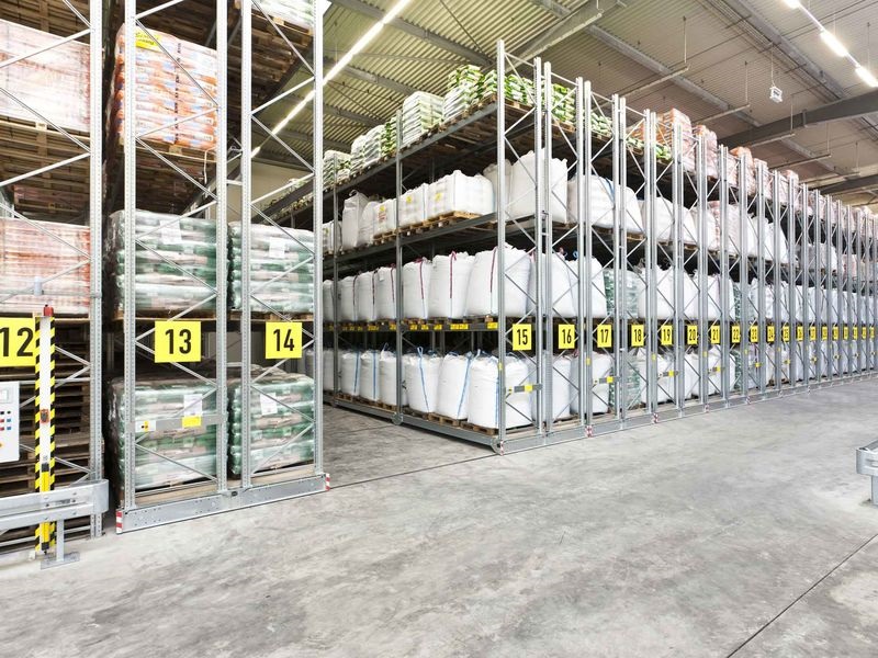 MOVO galvanised mobile racking